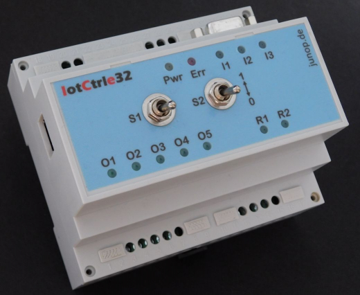 ESP32IO-Control (230VAC/5xOut/2xRel./3xIn) Develop-Device
