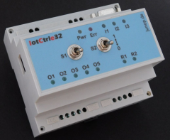 ESP32IO-Control (230VAC/5xOut/2xRel./3xIn) Develop-Device